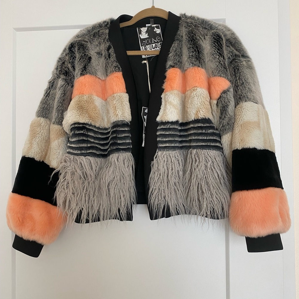 Young Fabulous and Broke Faux Fur Coat